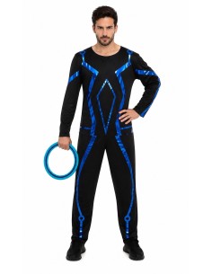 Déguisement Tron Homme Taille L Neuf - de haute qualité, idéal pour le carnaval, les fêtes à thème et les événements spéciaux 2